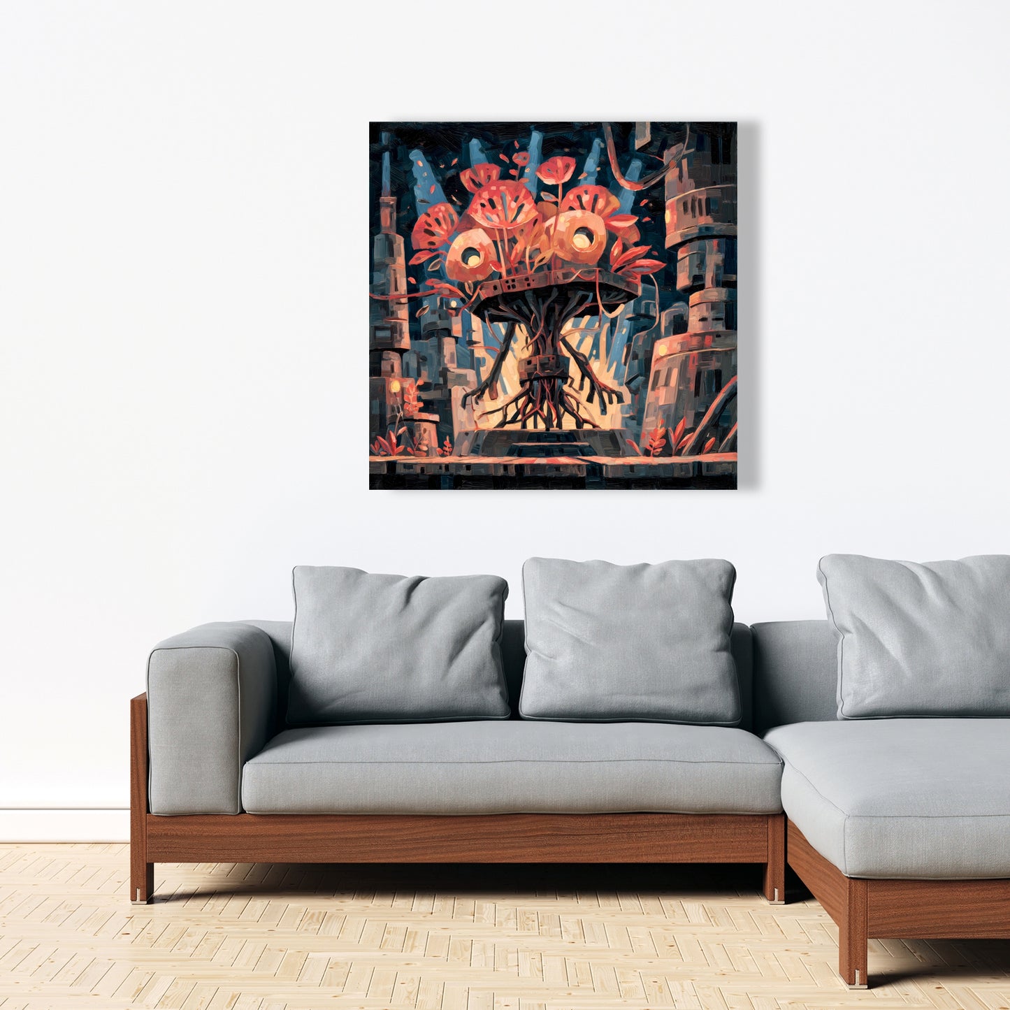 Dystopic nature - 24"x24" Canvas