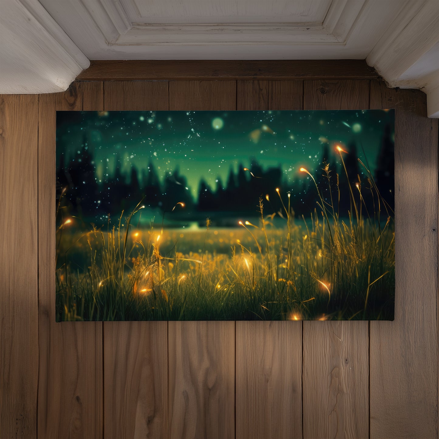 Light in the Dark Yellow Indoor Outdoor Door Mat | Decor