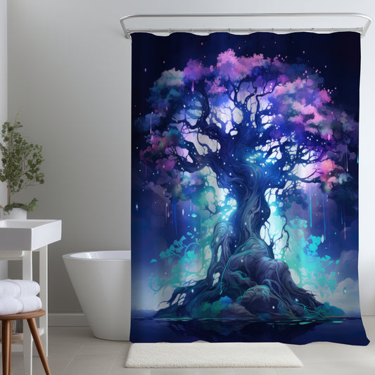 Make a Wish Black Shower Curtain | Stylish Home Decor