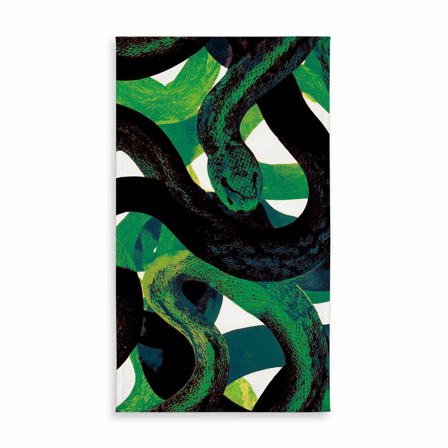 Emerald Coil Dance Tablecloth | Indoor Outdoor Home Decor