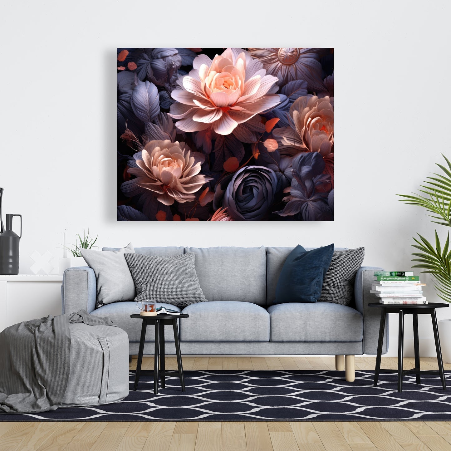 Sublime Light - White Canvas Art for Elegant Home Decor