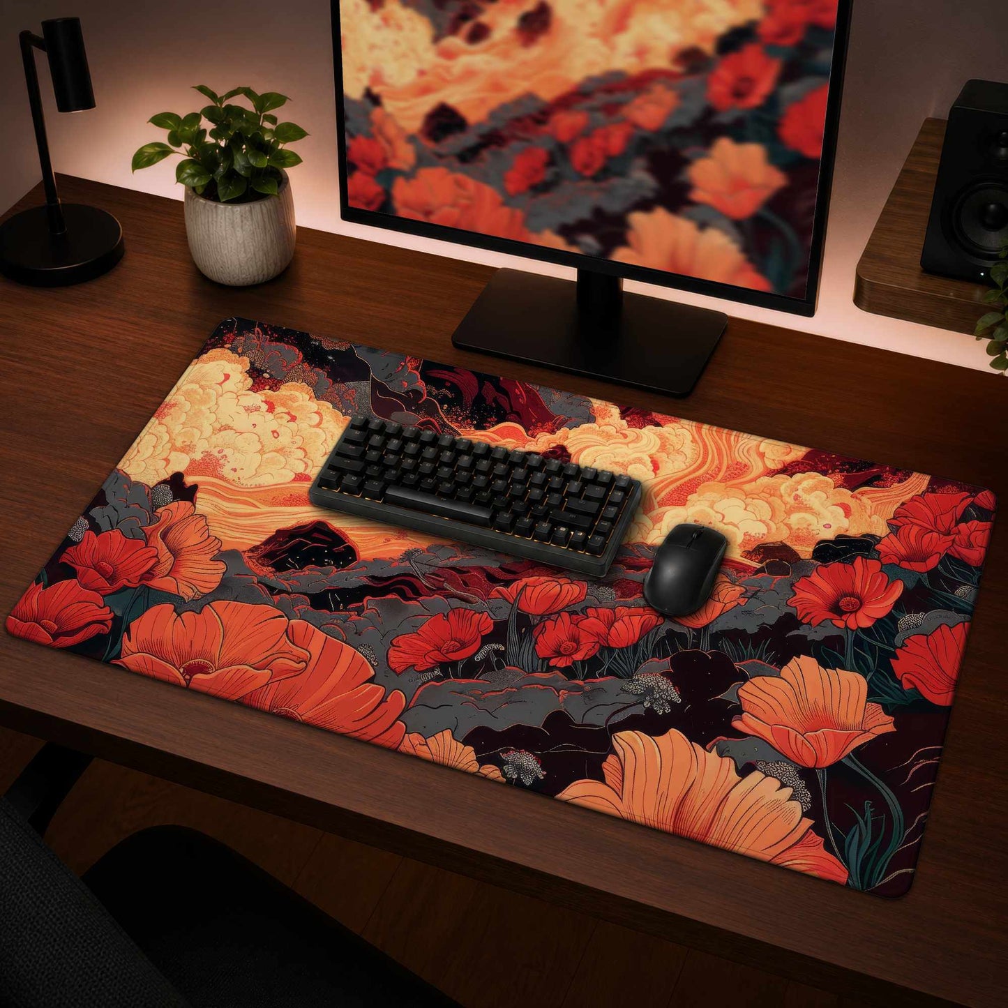The Big Burn Desk Mat - Stylish Home Decor Surface Protector