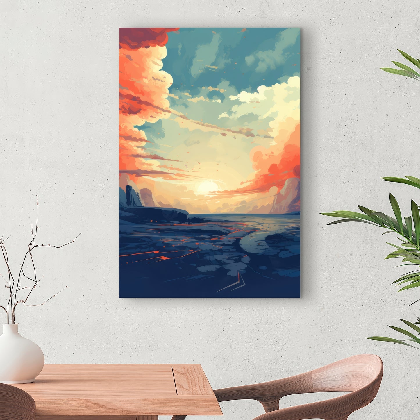Finally light - 32"x32" Canvas