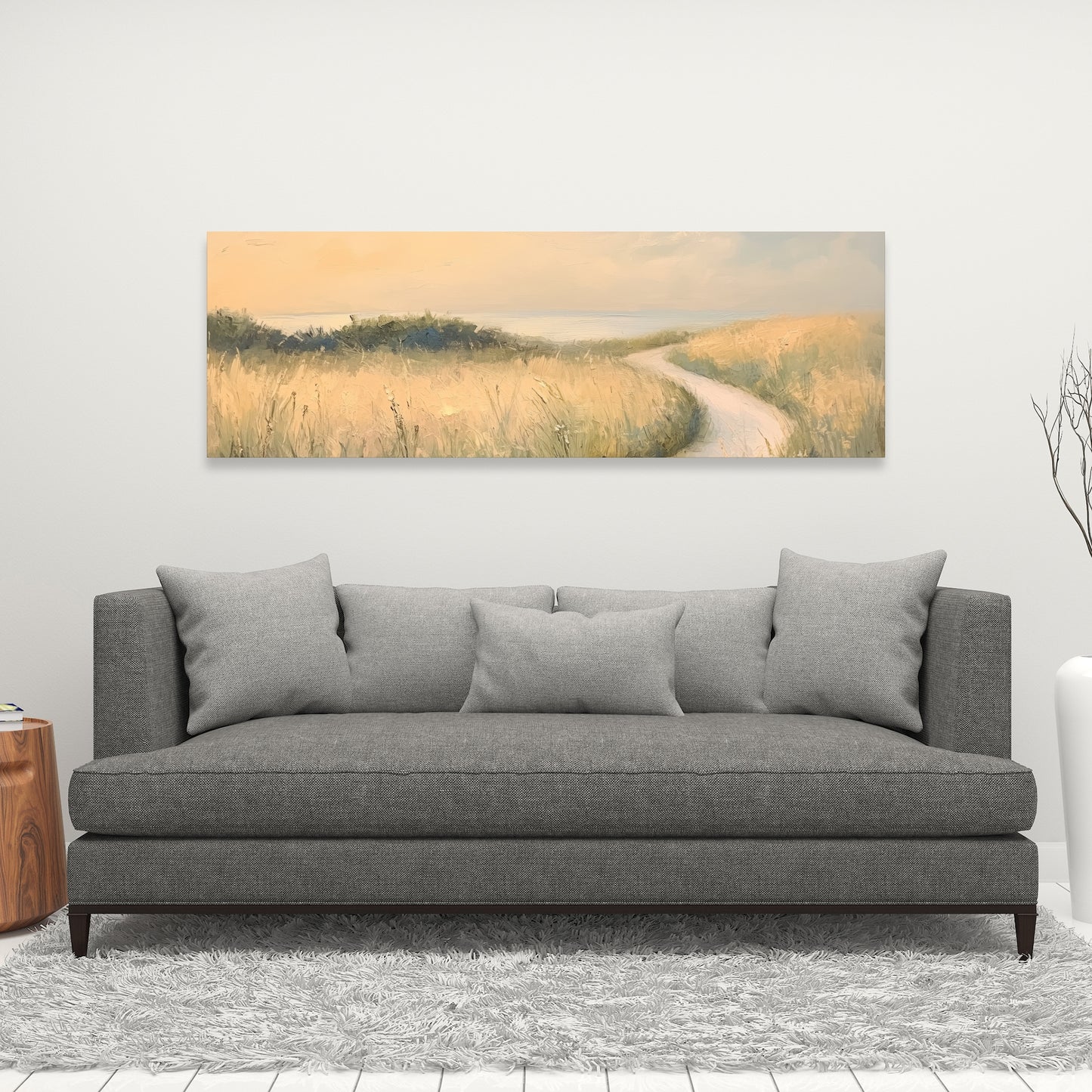 Soft breeze - Green Canvas for Elegant Home Decor | Buy Now