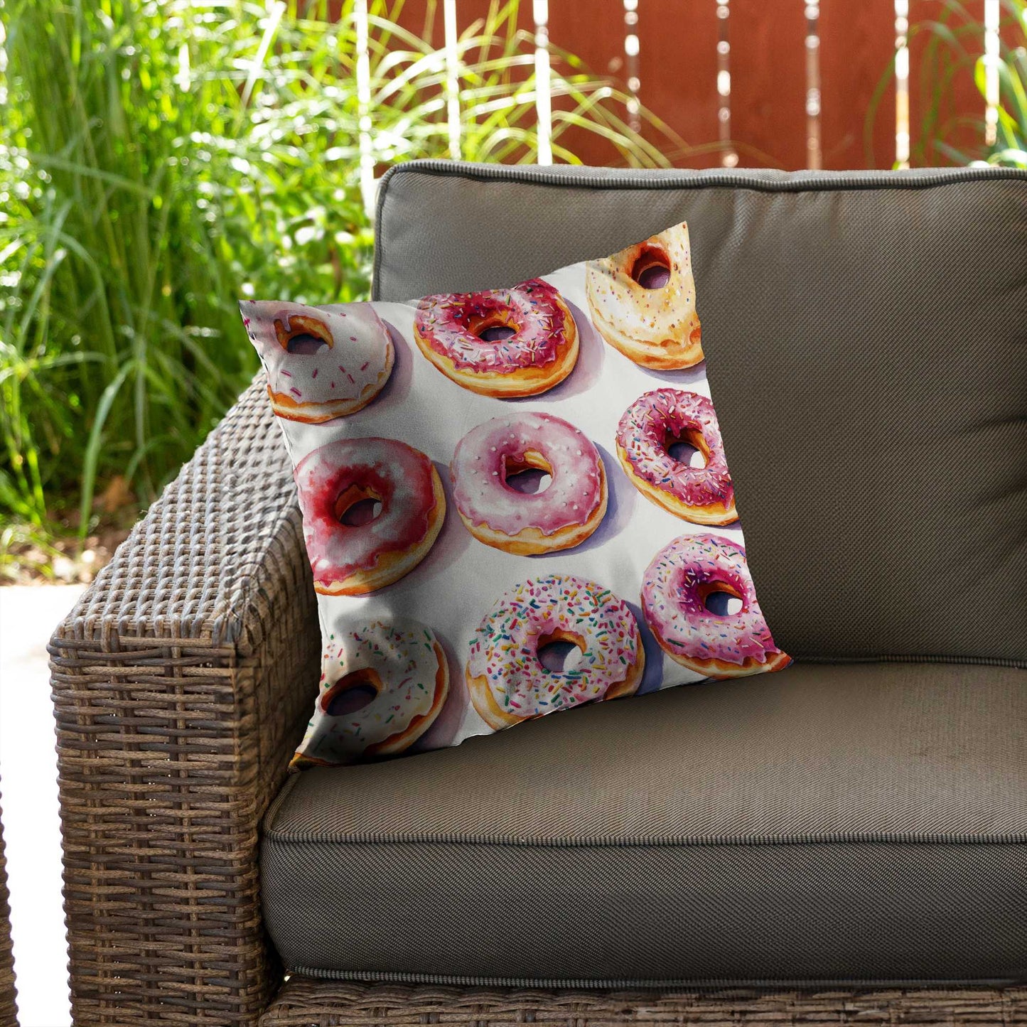 Yummy Poly Twill Throw Pillow - Stylish Home Decor Accent