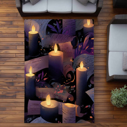 Tapis d'extérieur « Chuchotis à la chandelle » | Décoration d'intérieur