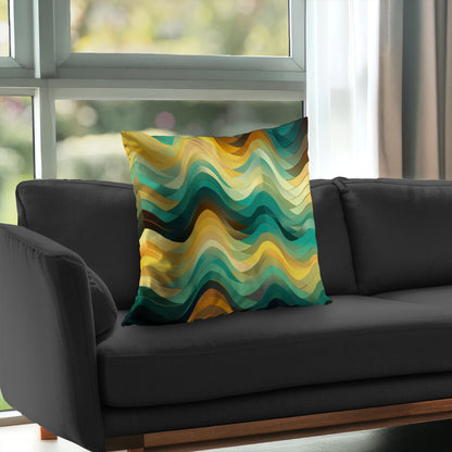Jagged luxury - Throw Pillow