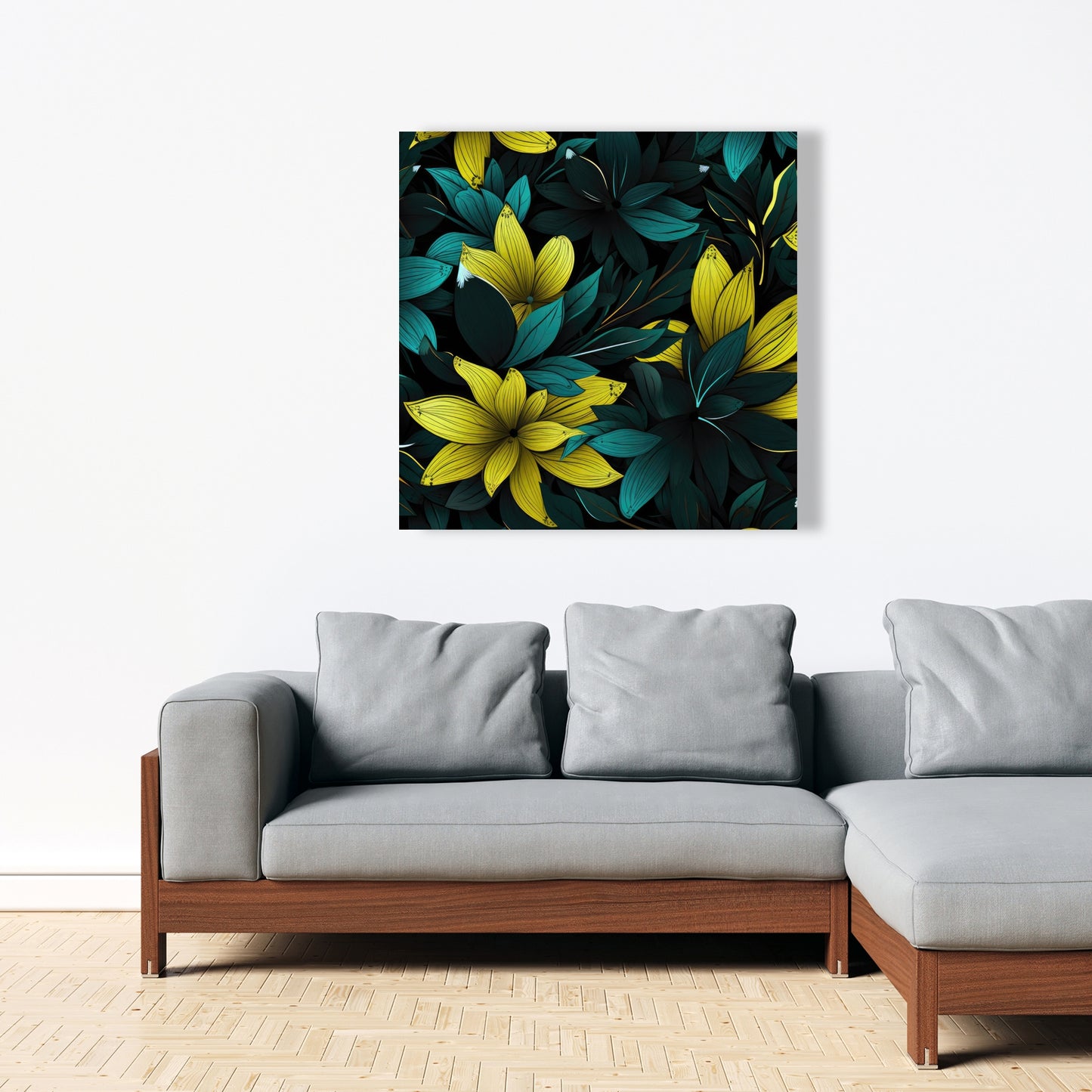 Potent - Yellow Canvas Art for Stylish Home Decor