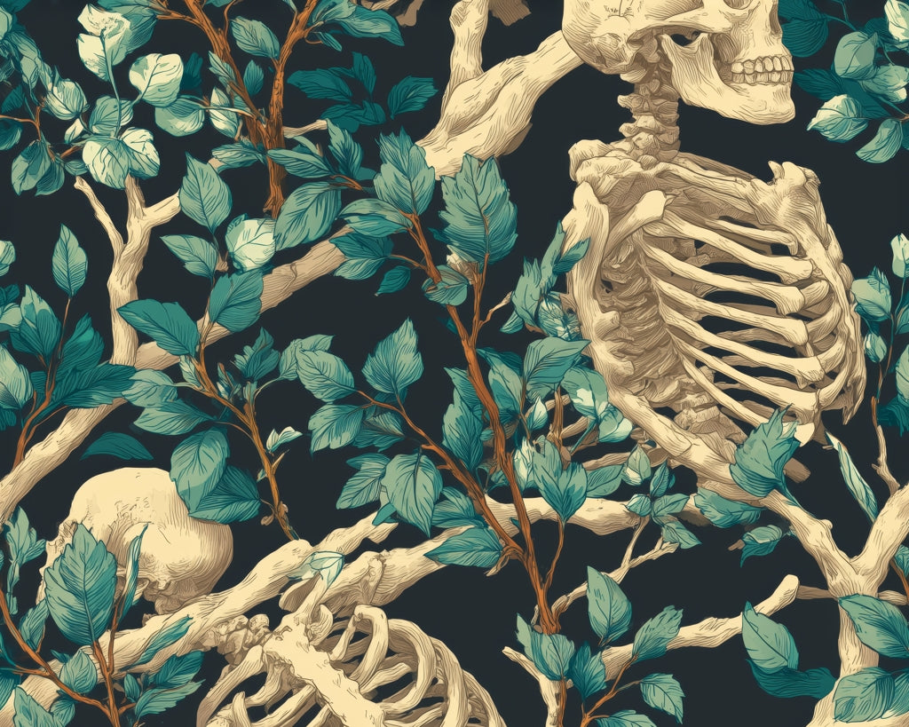 Sticks and Skulls Polyester Placemat | Stylish Home Decor
