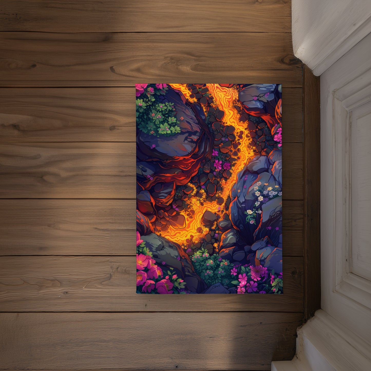 Hot River Gray Indoor/Outdoor Door Mat - Stylish Home Decor