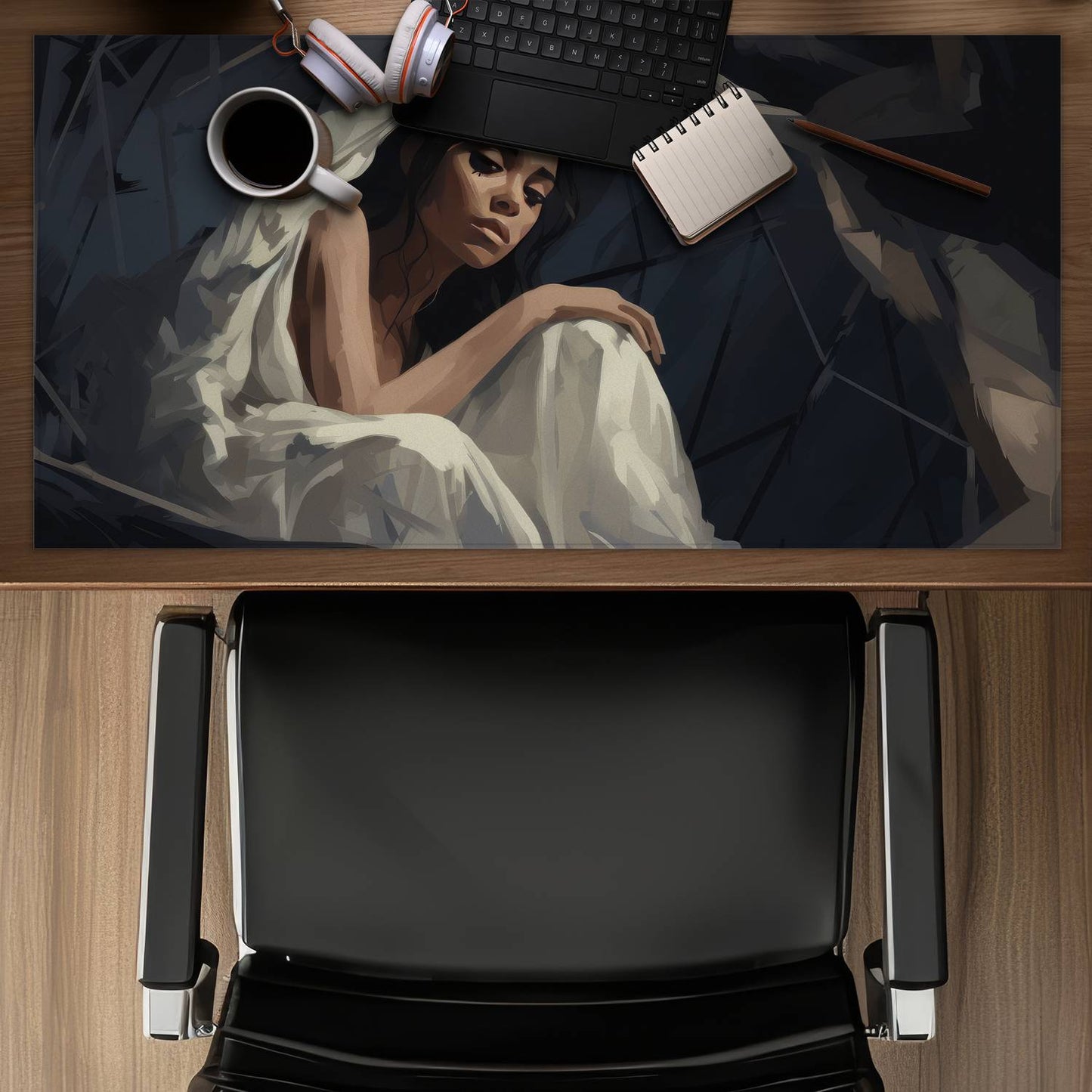 Cocooned - Desk Mat
