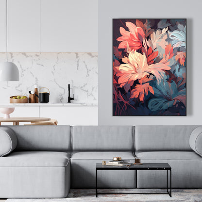 Silent charm - 36"x36" Framed canvas