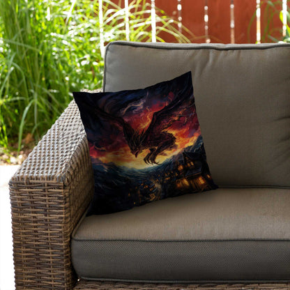 Back for Revenge Black Poly Twill Throw Pillow | Home Decor
