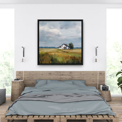 Marsh - 24"x24" Framed canvas