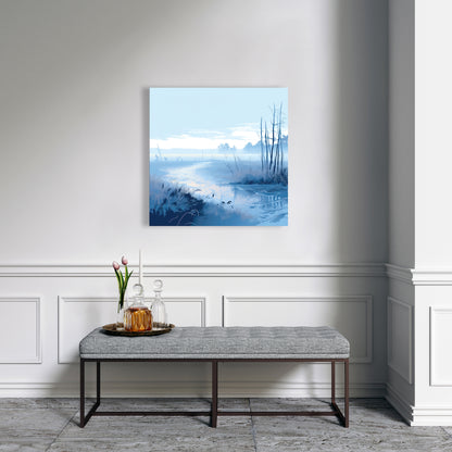 Cold swamp - 32"x32" Canvas