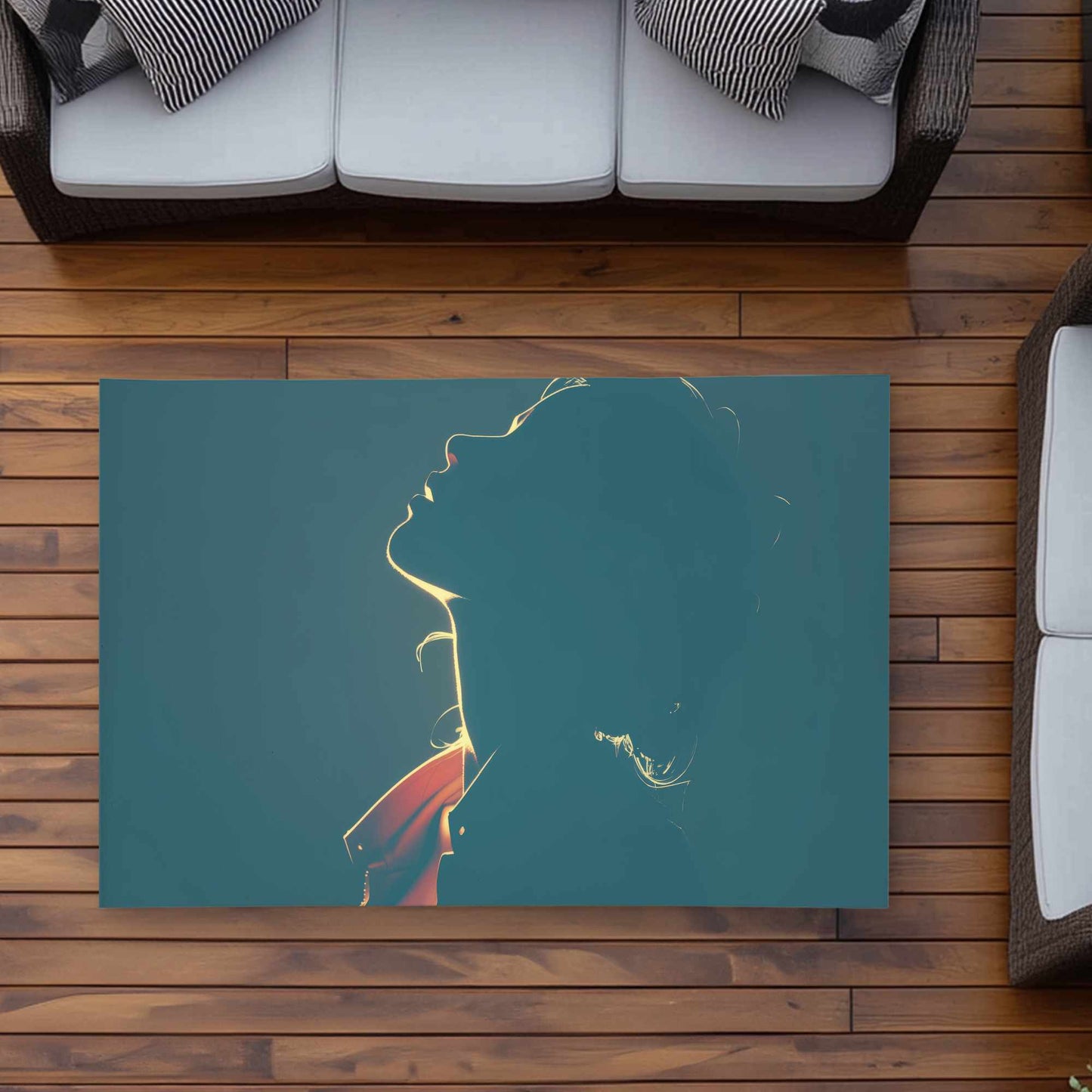 Tapis d'extérieur Silent Light Whisper | Décoration d'intérieur