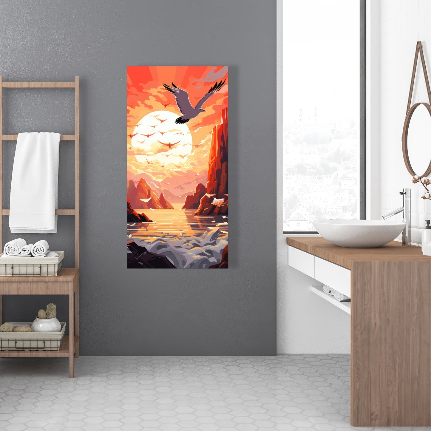 Isles of omen - 32"x32" Canvas