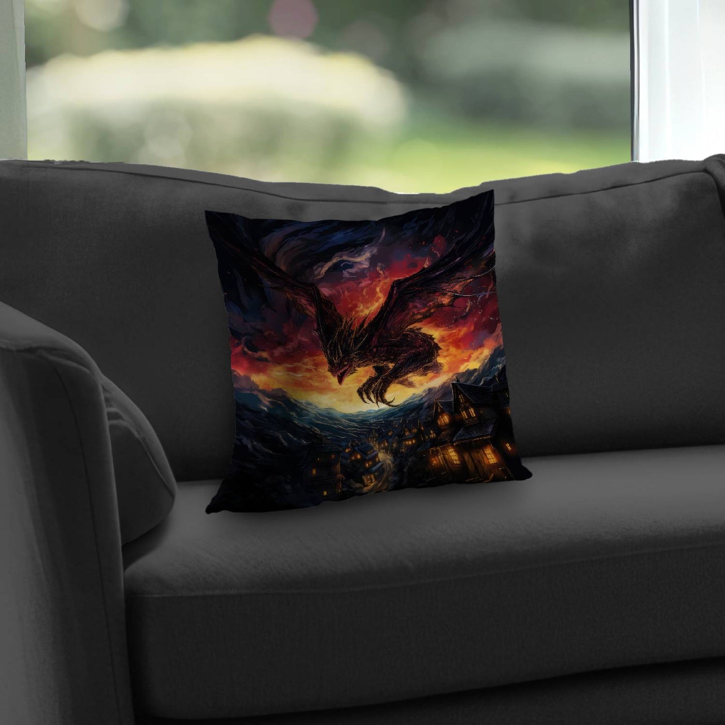 Back for revenge - Throw pillow - Print on demand