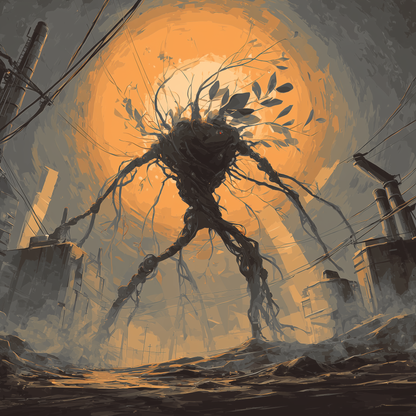 Final Warning Orange Poly Twill Throw Pillow Insert | Decor