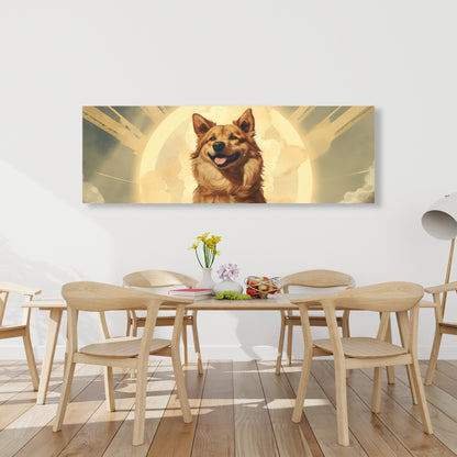 Man's best angel - 32"x32" Canvas