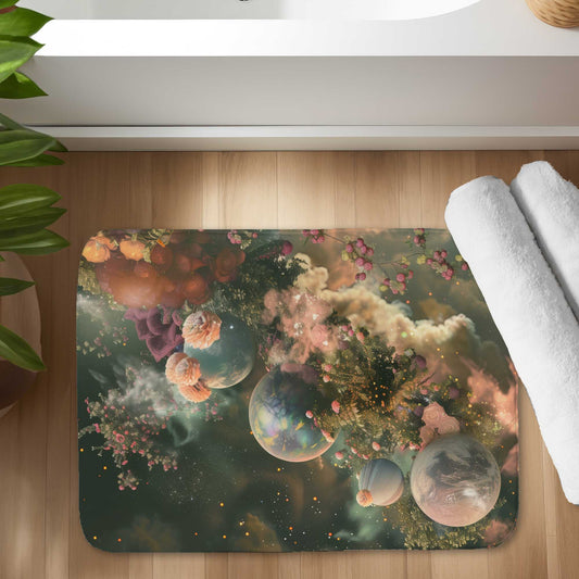 Bloom Space Bath Mat | Stylish Home Decor Rug for Bathrooms