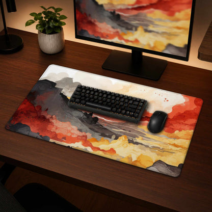 Tapis de souris de bureau "Scolding Land" - Tapis de bureau élégant pour la maison