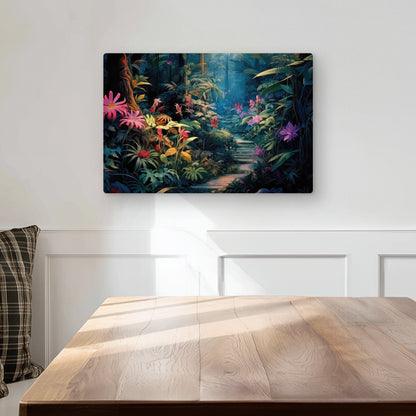 Against all odds - Green Metal Print for Home Decor