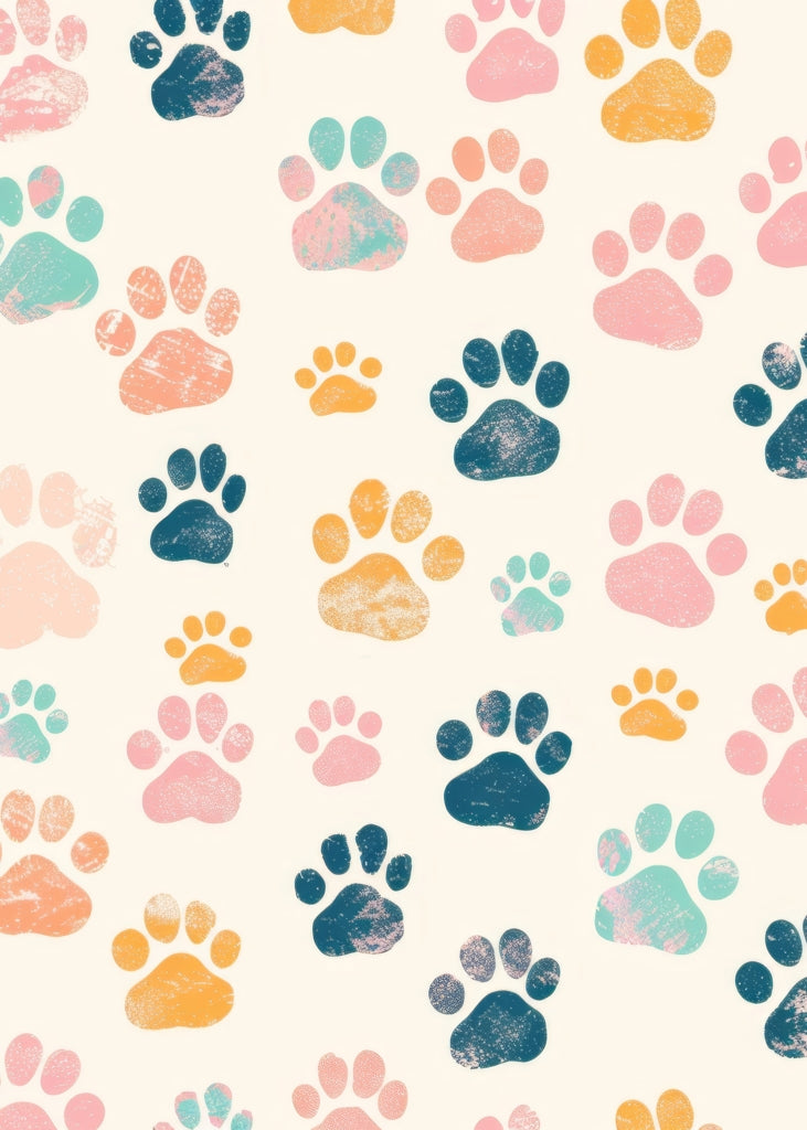 Cute Paws Pink Bath Mat - Stylish Home Decor Accessory