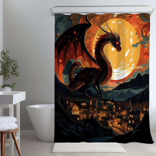 Imminent destruction - Shower Curtain