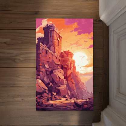 The Setting Rampart - Purple Indoor Outdoor Door Mat