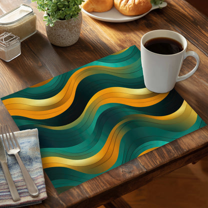 Voluptuous Polyester Placemat - Elegant Home Decor Accessory
