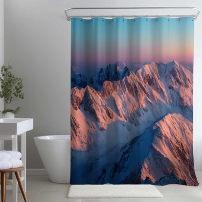 Rideau de douche Sunny Peaks | Une touche de décoration vibrante pour votre intérieur