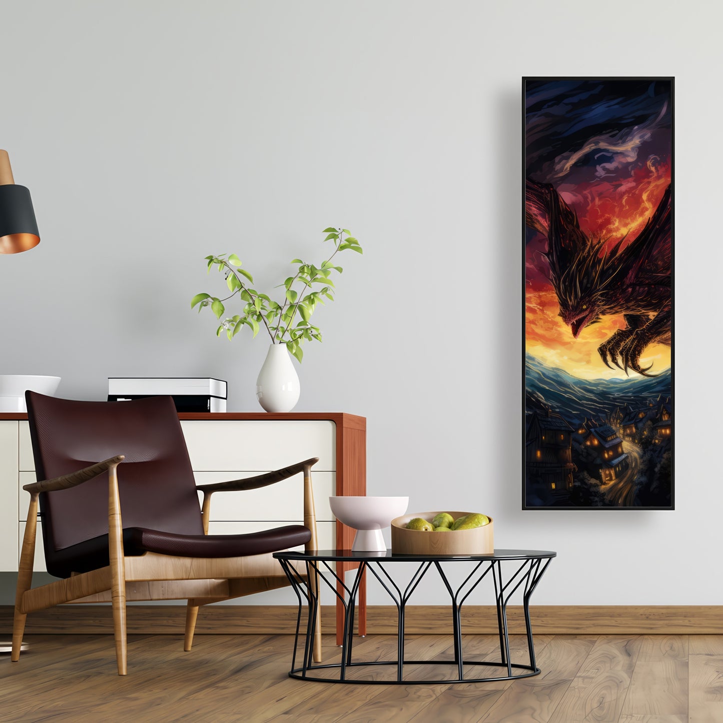 Back for revenge - Framed Canvas - Print on demand