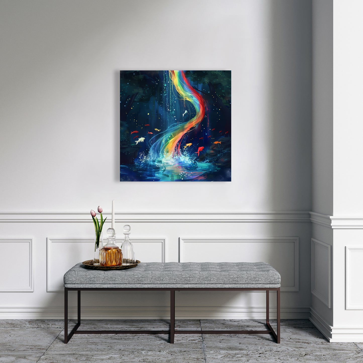 Swirl - 32"x32" Canvas