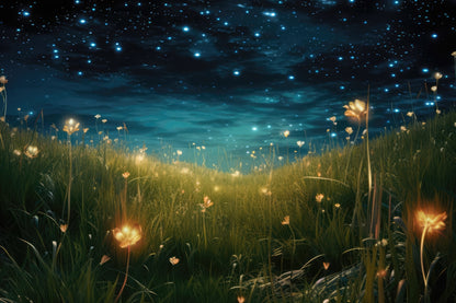 The night sky - Green Outdoor Area Rug for Home Decor