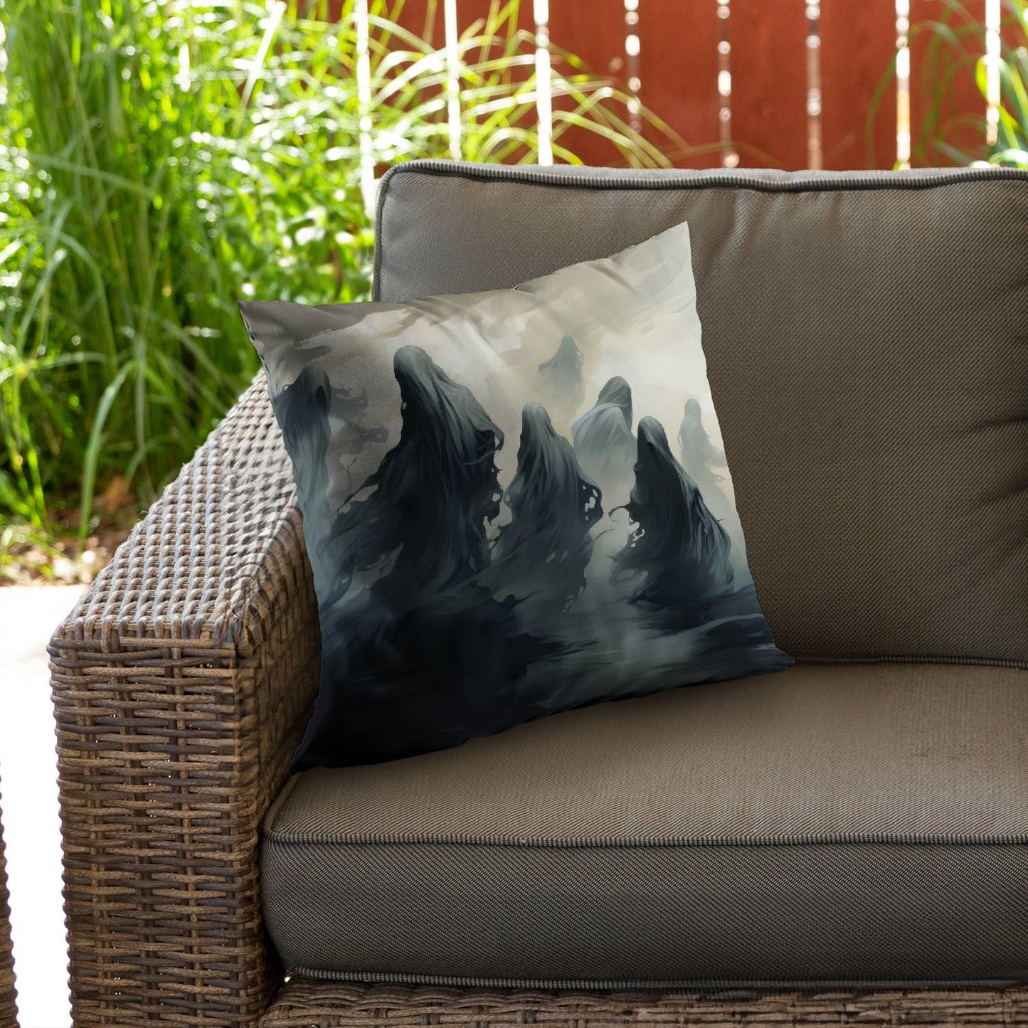 Cursed lands - Throw pillow - Print on demand