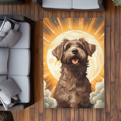 Pupper Brown Outdoor Area Rug | Stylish Home Decor Accent
