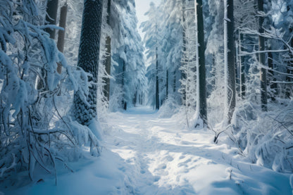 Tapis d'extérieur Cold Forest | Accent élégant pour la décoration intérieure