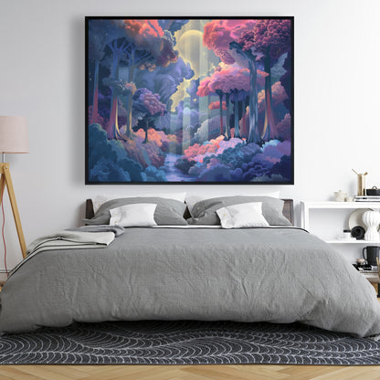 Beams - 36"x36" Framed canvas