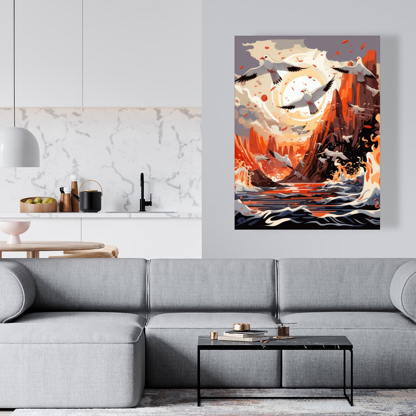 The escape - 32"x32" Canvas