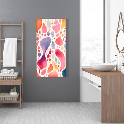 Splotches - Orange Canvas Art for Stylish Home Decor