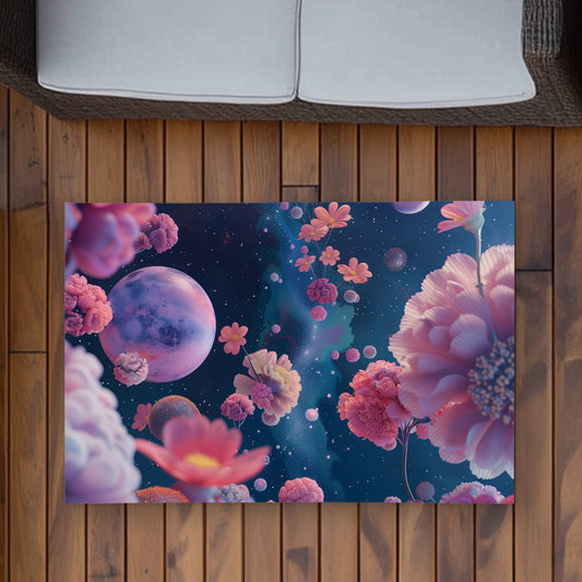 Pink void Outdoor Area Rug - Stylish Home Decor for Patios