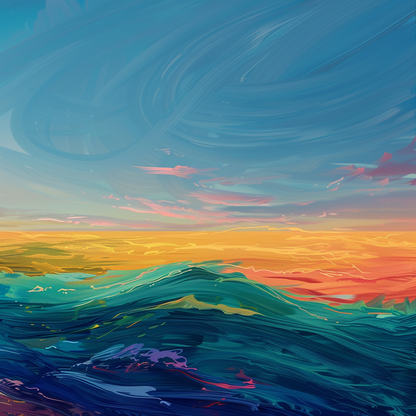 Watercolors - Shower Curtain