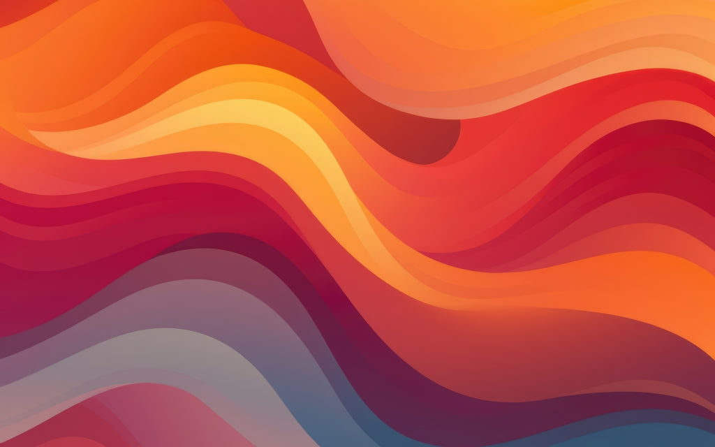 Sunlit Fog - Orange Outdoor Area Rug for Home Decor