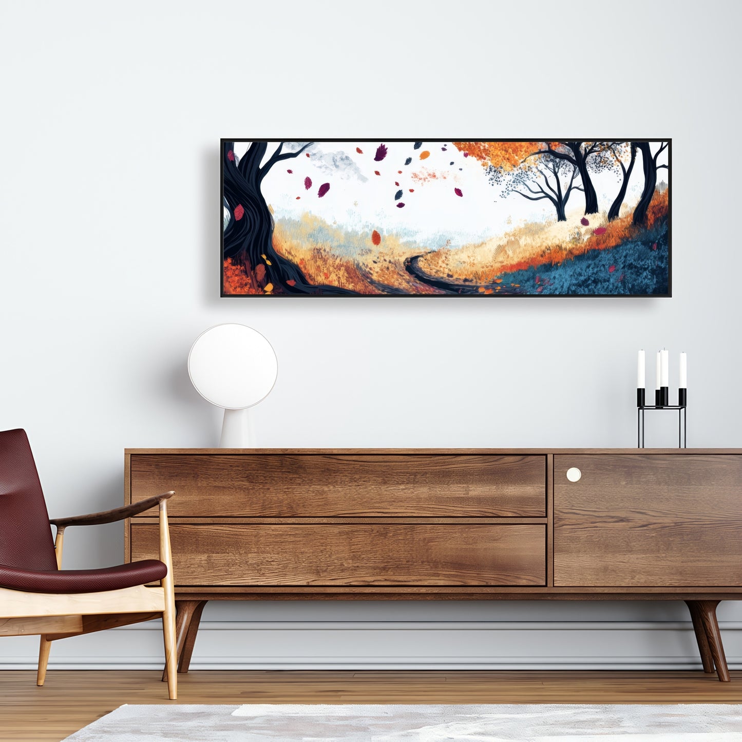 Cool weather - 36"x36" Framed canvas