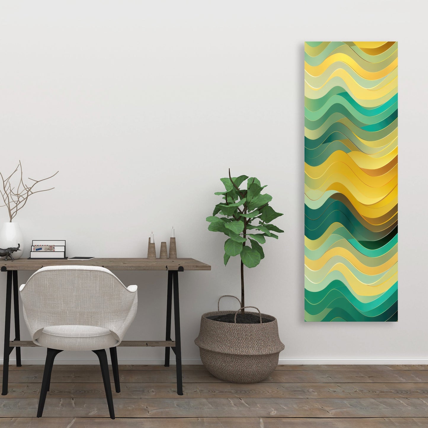 Rich by design - Orange Canvas for Stylish Home Decor