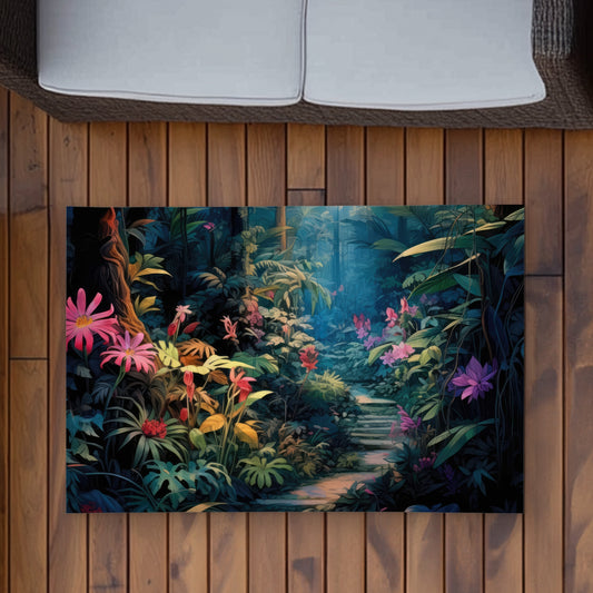 Against all odds - Green Outdoor Area Rug for Home Decor