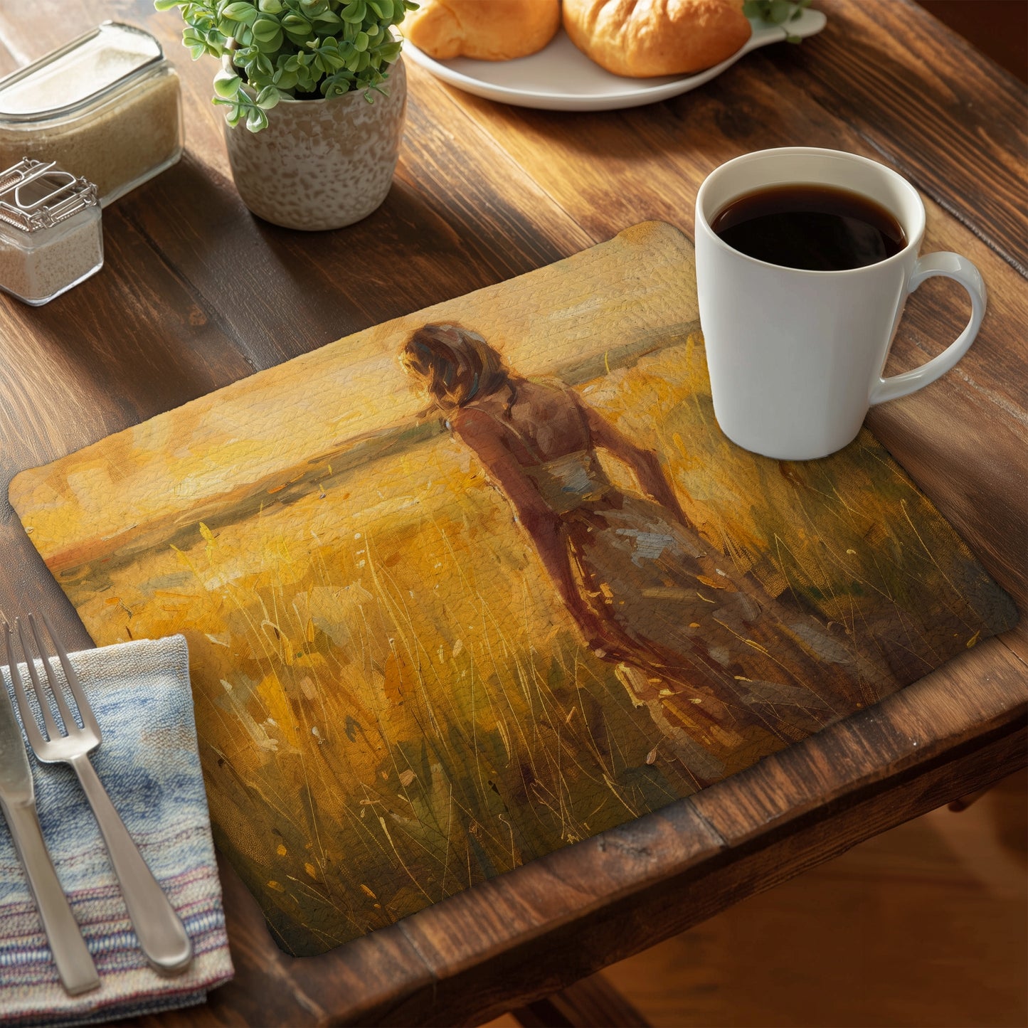 Exploring Braided Polyester Placemat - Stylish Home Decor
