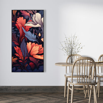 Blooming uninterrupted - 36"x36" Framed canvas