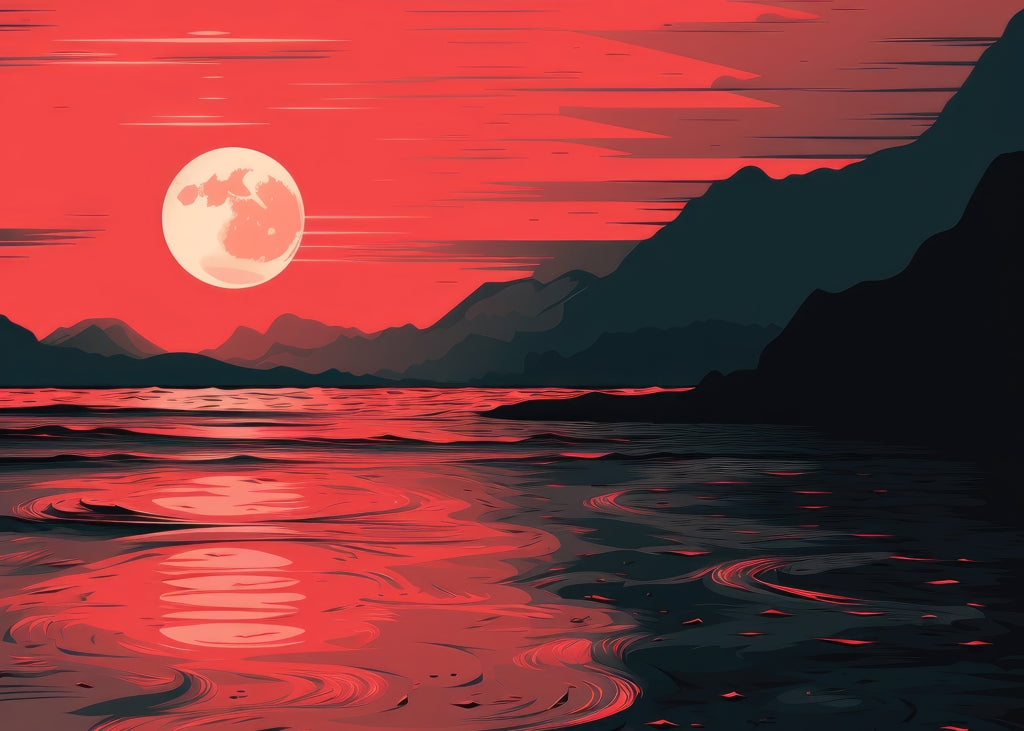 Bloody tides - 17"x24" Bath mat